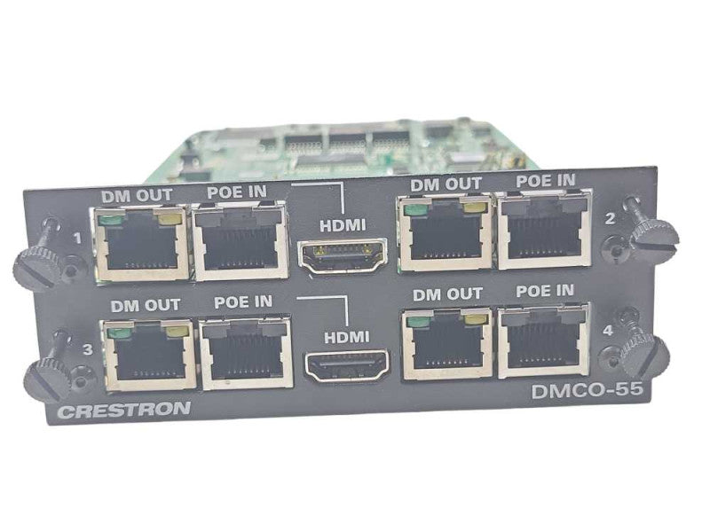 Crestron DMCO-55 4 DM HDMI Digital Media Output Card, read _