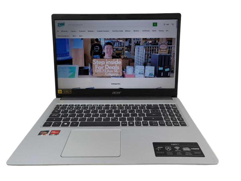 Acer Aspire 3 AMD Ryzen 3, 6GB DDR4, 2GB ATI AMD Radeon Graphics, 128GB m.2