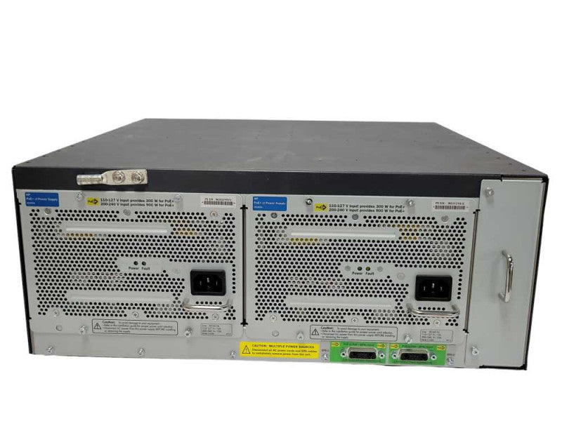 HP E5406 zl Switch J8697A with 1x J9534A 1x J9550A 1x J9535A 2x PSU _