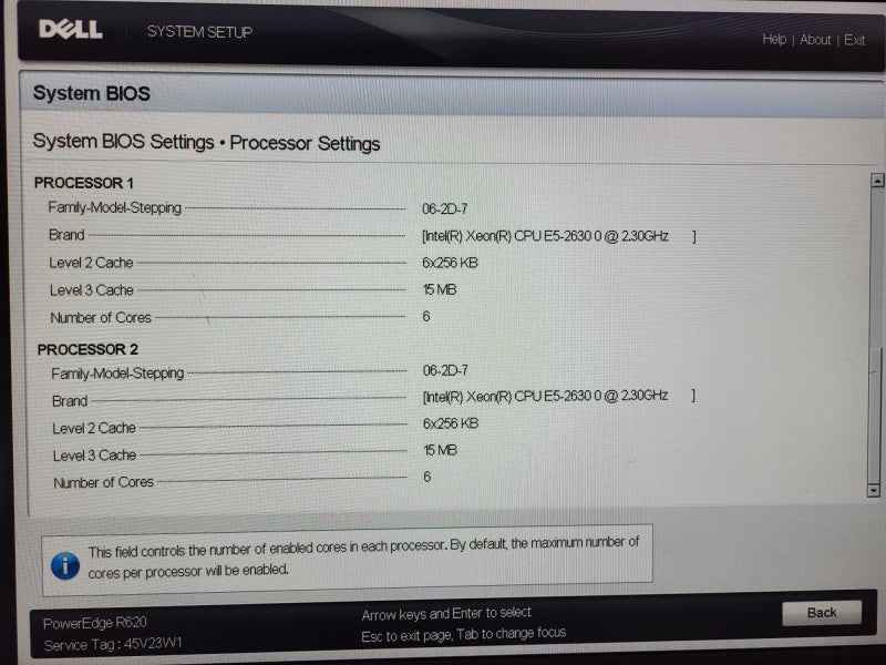 Dell PE R620 2x E5-2630 0 @ 2.3GHz 96GB ECC DDR3 2x PSU H710 RAID 2.5\\" READ $