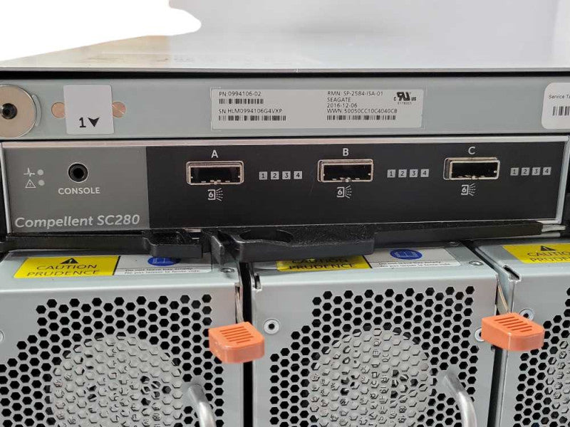 Dell Compellent SC280 High Density Dense Storage Enclosure 5U, 2x PSU, No HDD _