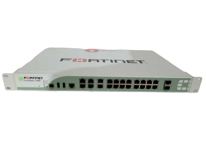 Fortinet FortiGate 100D Firewall Appliance w/ Rack Mount | FG-100D Q!