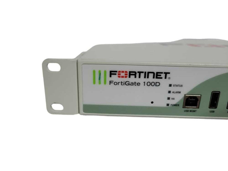 Fortinet FortiGate 100D Firewall Appliance w/ Rack Mount | FG-100D Q!