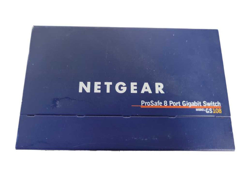 Netgear ProSafe 8 Port Gigabit Switch GS108 !