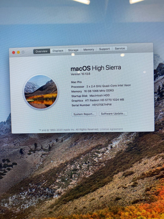 Apple Mac Pro Server 2010 2xQuad-Core Xeon E5620  With RAID Card 16GB RAM 6TB