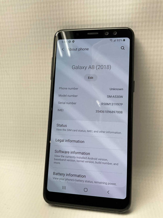 Samsung Galaxy S8 2018 SM-A530W 32GB  -