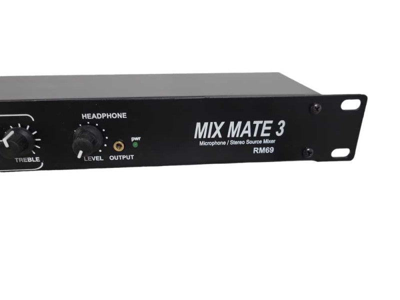 Rolls RM69 MixMate 3 - 6-Channel Stereo Line / Microphone Mixer !