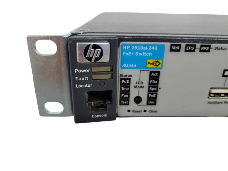 HP 2910al-24G POE+  J9146A 24-Ports External Switch Managed stackable  !
