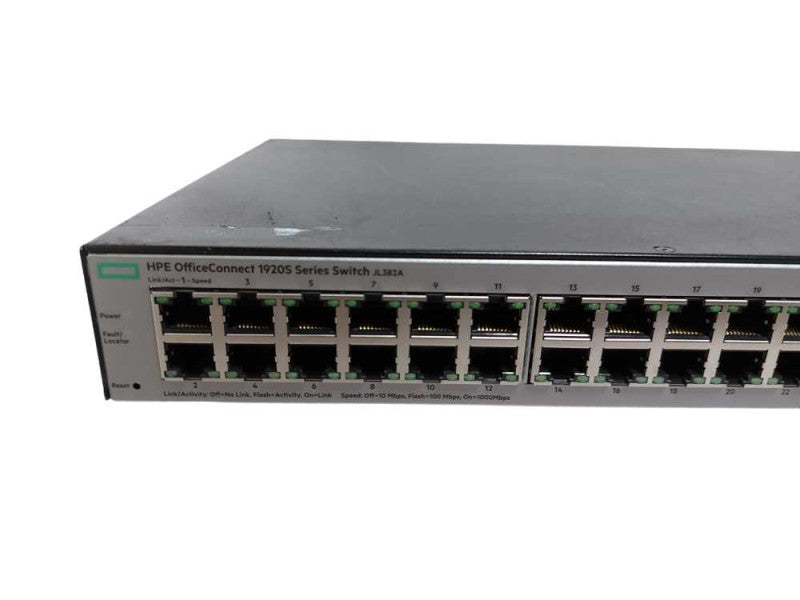 HPE OfficeConnect 1920S Series Switch JL382A 48-Port Gigabit +4 SFP ports #