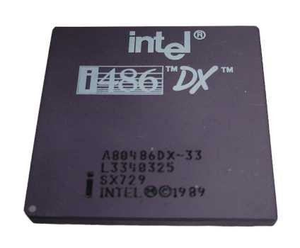 Intel Ceramic i486 DX A80486DX-33 SX72933MHz Socket PGA168