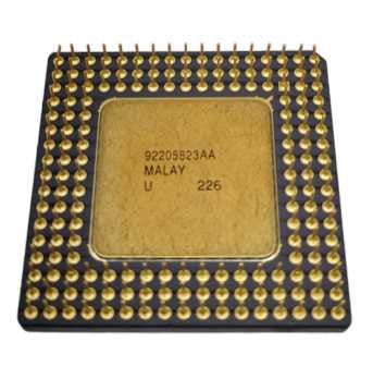 Intel Ceramic i486 DX A80486DX-33 SX419 Socket PGA168