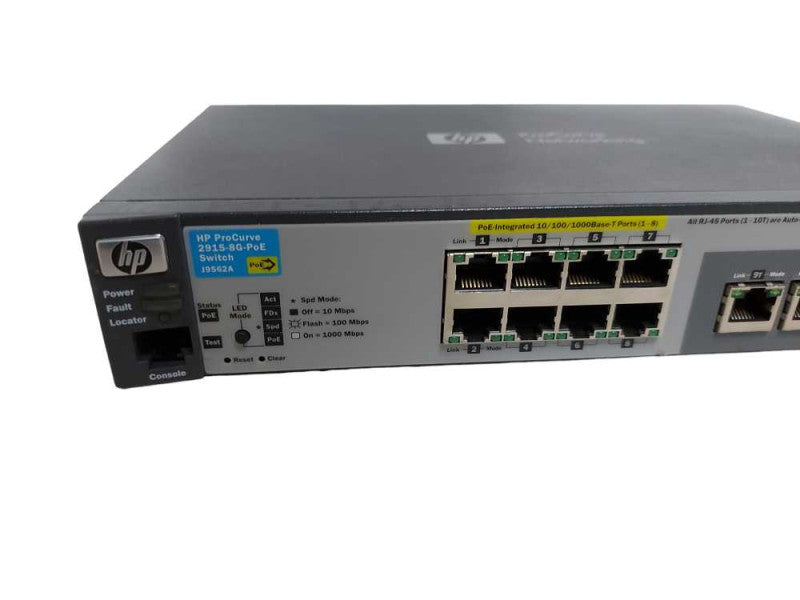 HP ProCurve 2915-8G-PoE switch J9562A - Fact Reset #
