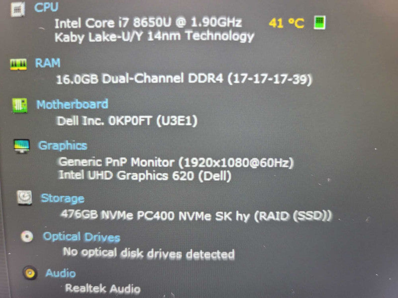 Dell Latitude 7490 i7-8650U, 16GB DDR4, 512GB m.2  Q