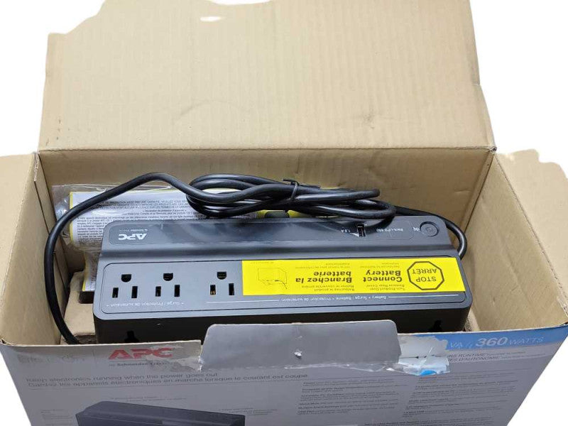Open-Box APC Back UPS 650 BN650M1 Battery Backup & Surge Protector w/ Battery Q_
