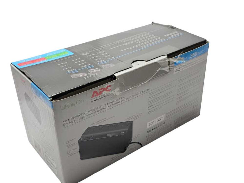 Open-Box APC Back UPS 650 BN650M1 Battery Backup & Surge Protector w/ Battery Q_