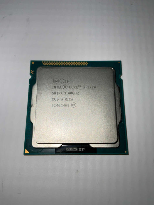 Intel Core i7-3770 @3.40GHz CPU  -