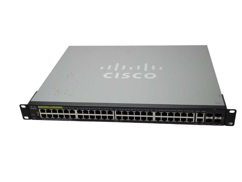 Cisco SG350-52P 52-Port Gigabit PoE Managed Switch SG350-52P-K9, READ _