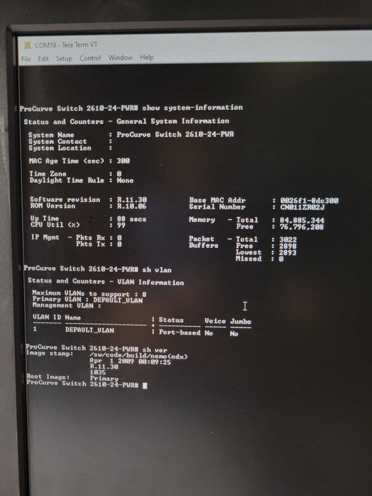 HP ProCurve 2610-24-PWR J9087A 24 Port Fast PoE Ethernet Switch Q_
