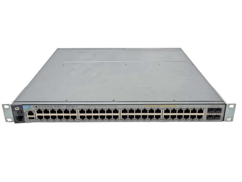 HP E3800 J9574A 48G-4SFP+ 48x Gig PoE+ 4x 10G SFP+ switch w/ J9577A, 2x PSU _