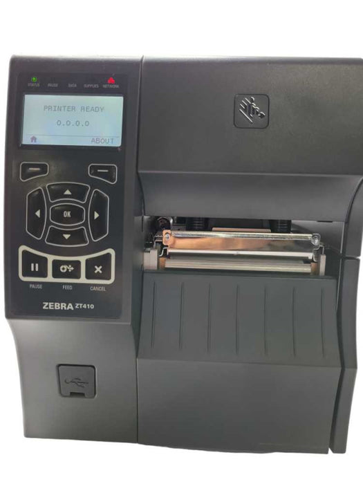 Zebra ZT410 Thermal Label Printer USB Network 300dpi ZT41042-T010000Z, READ _