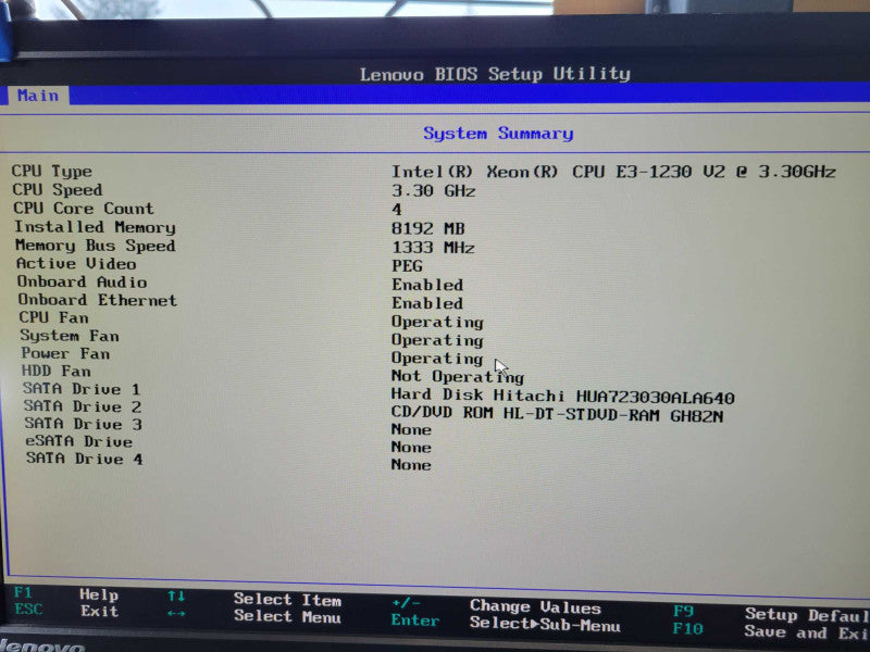 Lenovo ThinkStation E31 - Xeon E3-1230 v2 | 8GB RAM | 3TB HDD | QUADRO K2200