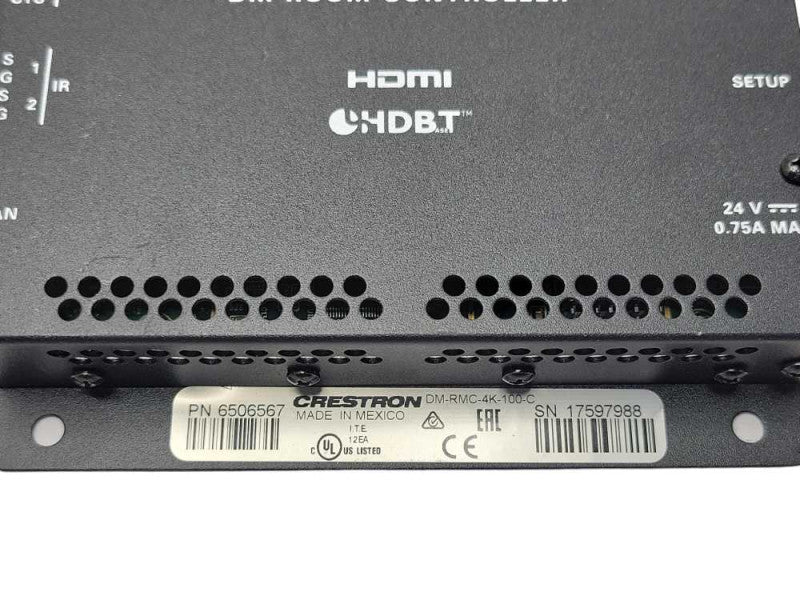 Crestron DM-RMC-4K-100-C DigitalMedia Room Controller, READ _