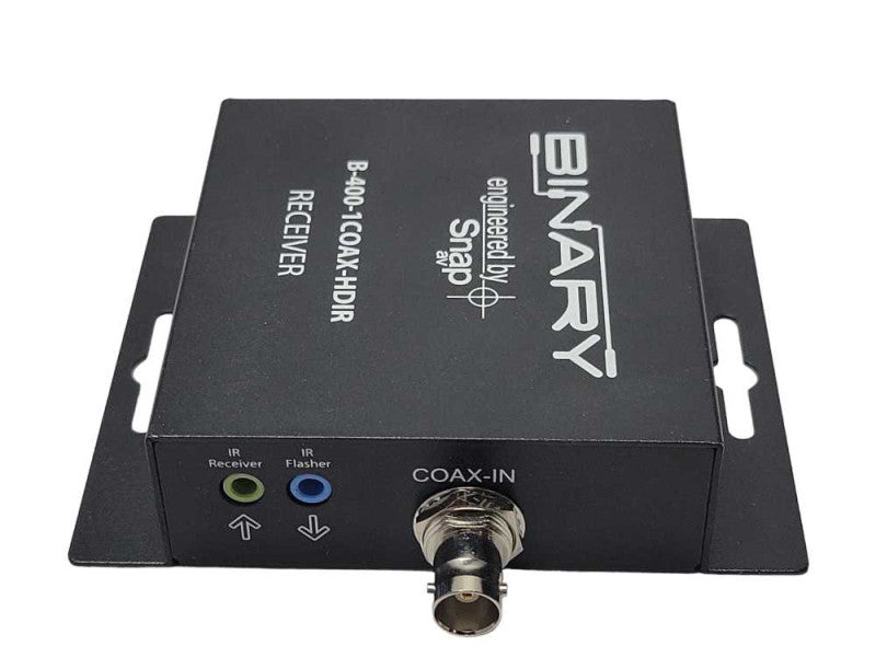 Binary engineered by Snap av B-400-1COAX-HDIR Receiver only _