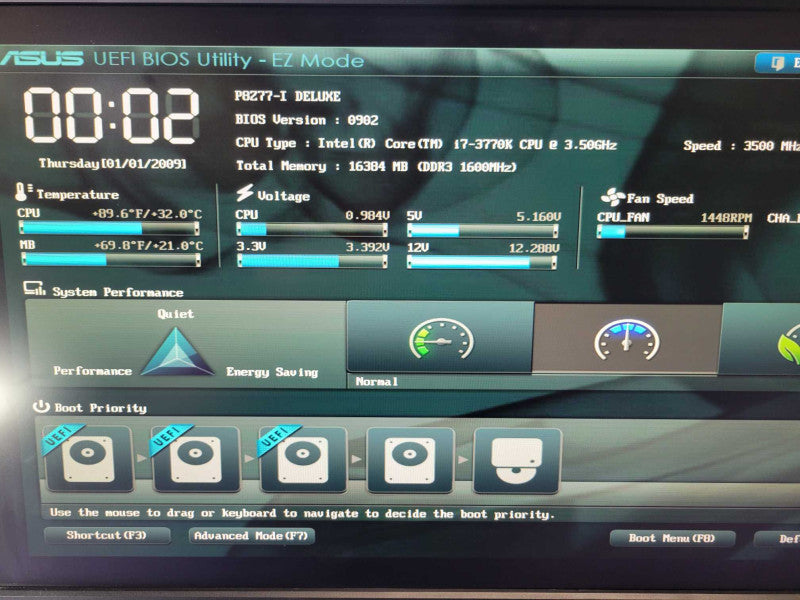 IntelCore i7-3770K | ASUS P8Z77-I Deluxe | 16GB RAM | WiFi + Water Cooling