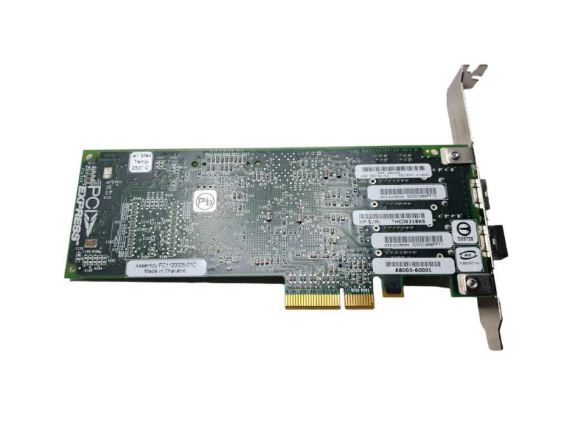 HP EMULEX LPE11002 4GB FC PCIE HBA A8003A-60001 SP: 397740-001 HIGH PROFILE )