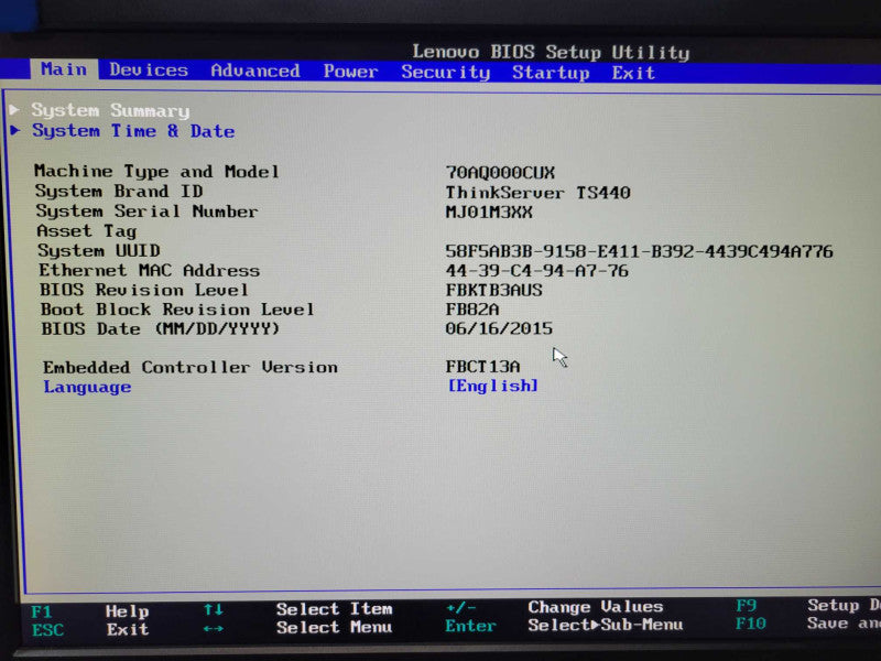 Lenovo ThinkServer TS440 - Xeon E3-1245 v3 | 16GB | 2TB HDD | 2xPSU |MegaRAID