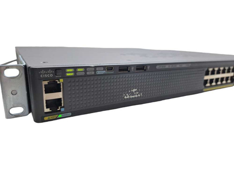 Cisco WS-C2960X-24PS-L | 24-Port Gigabit PoE+ 370W Switch  | Factory Reset )