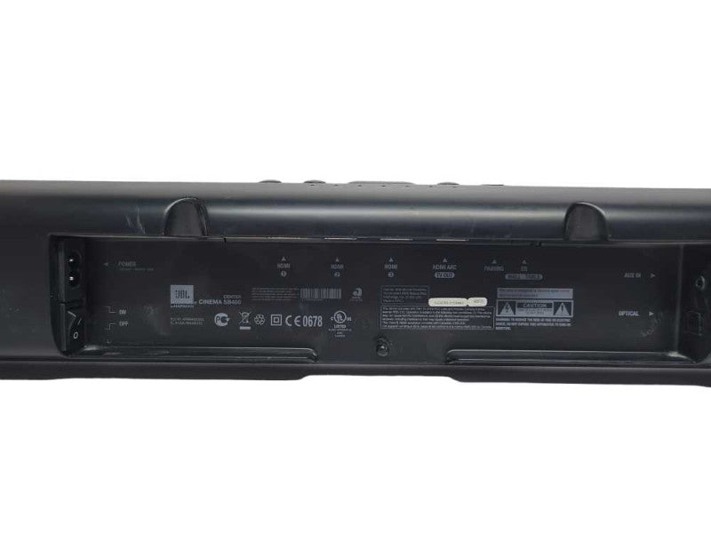 JBL / Harman - CINEMA SB400 Sound Bar + Subwoofer (BlueTooth  Speakers) %
