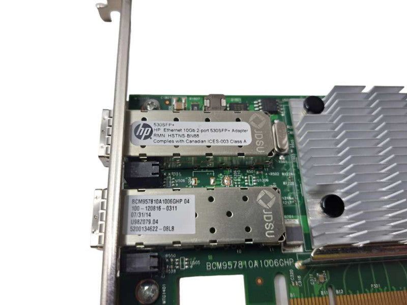HP 652503-B21 530SFP+ 10GB Dual Port NIC 656244-001 652501-001 High Profile )