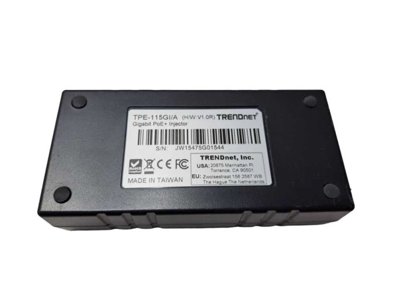 TRENDnet TPE-115GI PoE+ Full Duplex Gigabit Injector Q)