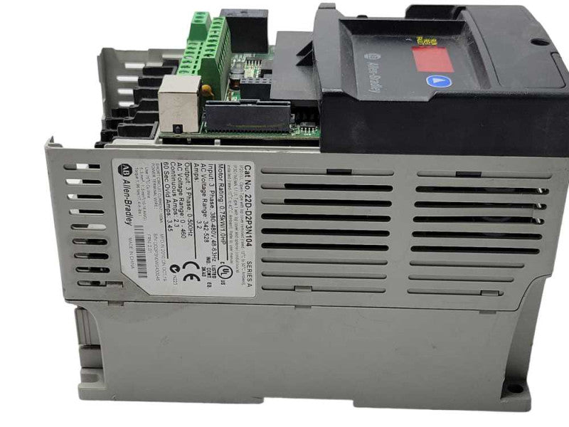 Allen Bradley 22D-D2P3N104 Series A PowerFlex 40P 0.75kW 3-Phase 480VAC AC Dr _