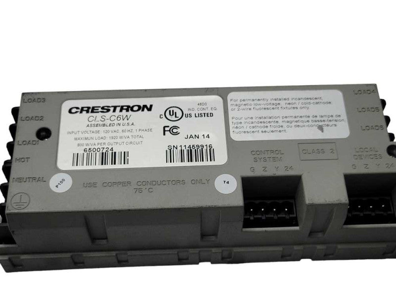 Crestron CLS-C6W iLux Integrated Lighting System, White _