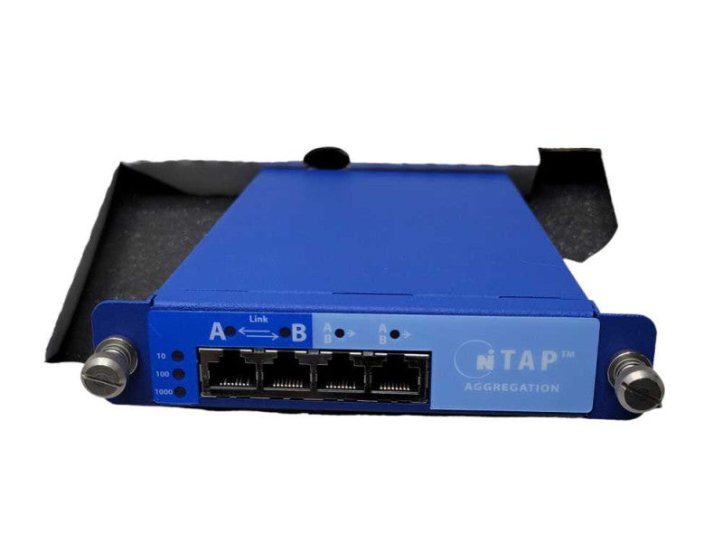nTAP copper Aggregator Dual Analyzer Outputs 256MB Buffer _