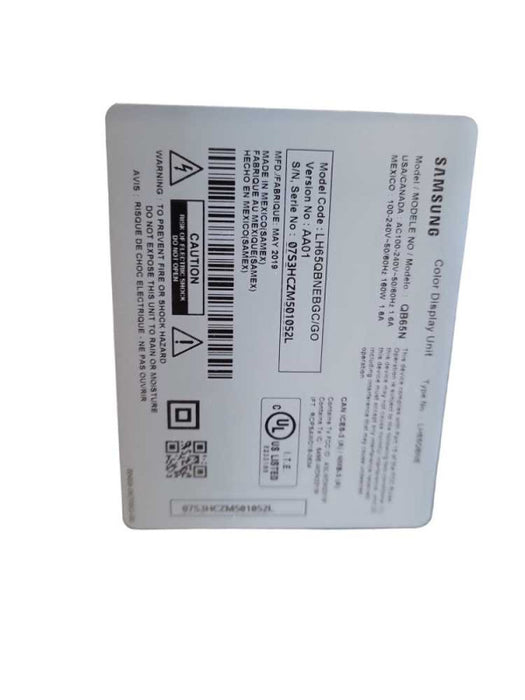 Samsung QB65N Color Display Digital Signage Flat Panel 65\\" LED 4K Ultra HD !