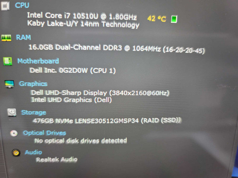 Dell XPS 13 7390 i7-10510U, 16GB DDR3, 512GB m.2 4K Touch
