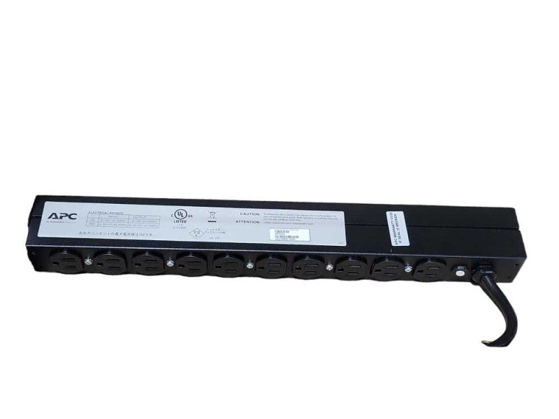 APC AP9562 Basic Rack Mount PDU 1U 15A 1.8kW Power Distribution Unit _