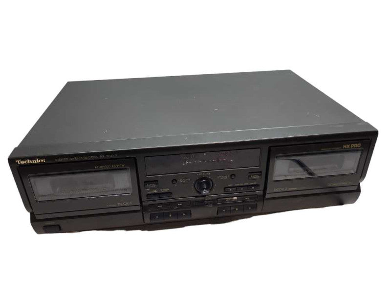 Technics RS-TR373 Stereo Cassette Deck Double HX Pro Vintage &