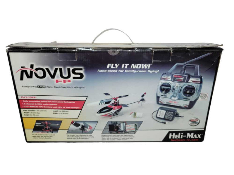 Heli-Max Novus FP (HMXE0809) 2.4Ghz RC Helicopter (AS-IS) %