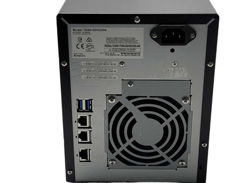 buffalo terastation TS5410DN2404 4-Bay NAS w/ 2x 2TB HDDs, 2x Gig 1x 10 Gig _