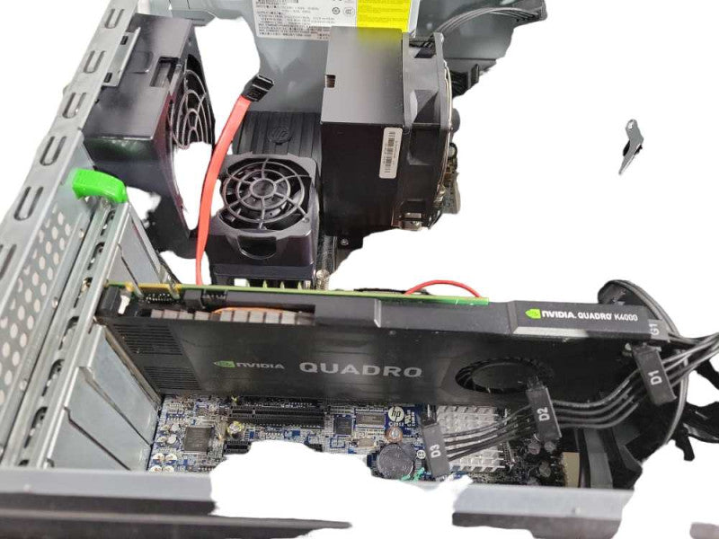 HP Z420 Workstation Xeon E5-1650  @ 3.20GHz 64GB Ram Quadro K4000 GPU No HDD READ !