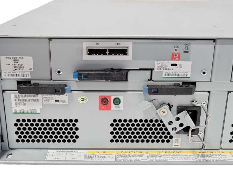 Hitachi DF-F800-RKAK 15 Bay SAS HDD 2X Controller Expansion Array, 2x PSU SEE _