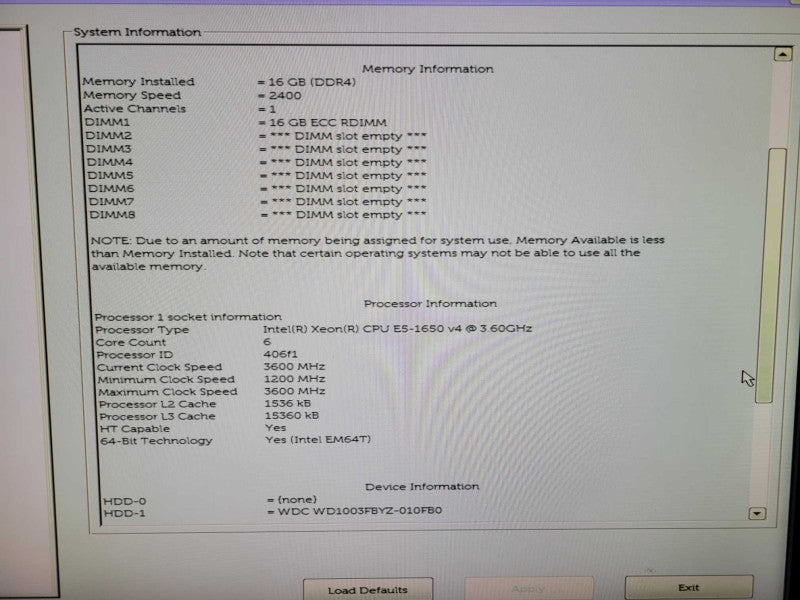 Dell Precession T5810 - Xeon E5-1650 v4 | 16GB RAM | 1TB HDD | QUADRO M4000 %