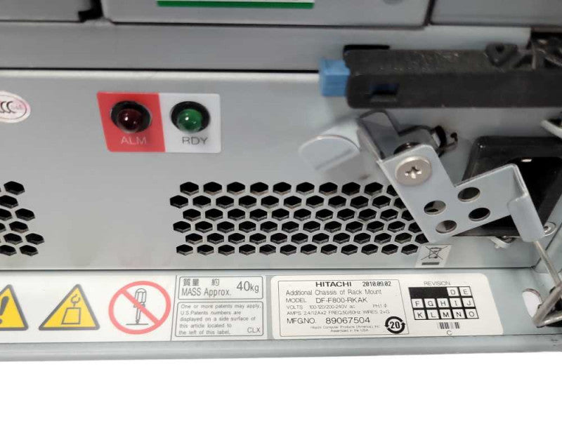 Hitachi DF-F800-RKAK 15x 3.5 Bays SAS, 2x Controller Array, 2x PSU, READ Q_