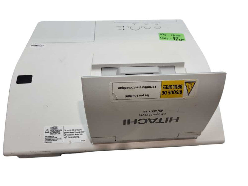 HITACHI CP-AW252WN ULTRA SHORT THROW HDMI USB PROJECTOR 2500 LUMENS &