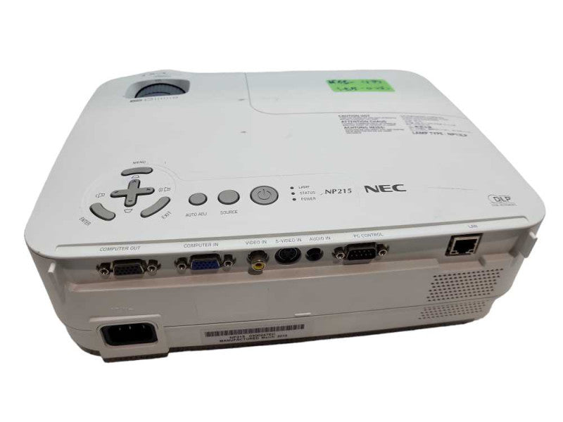 NEC NP215 DLP Home or Classroom Projector 2500 Lumens VGA &