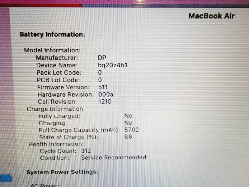 Apple Macbook Air 2017 13\\" Core i5-5350U @ 1.8GHz 8GB DDR3 500GB SSD (